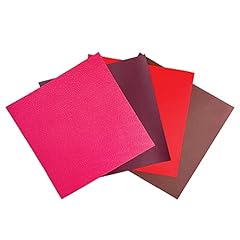 Pink leather scrap for sale  Delivered anywhere in USA 