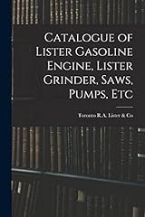 Catalogue lister gasoline for sale  Delivered anywhere in UK