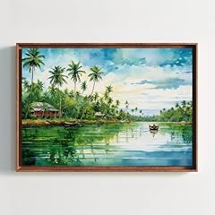 Kerala landscape painting for sale  Delivered anywhere in USA 