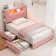 Twin upholstered led for sale  Delivered anywhere in USA 
