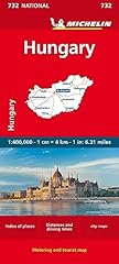 Ungheria map 732 usato  Spedito ovunque in Italia 