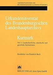 Urkundeninventar brandenburgis gebraucht kaufen  Wird an jeden Ort in Deutschland