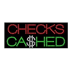 Led checks cashed for sale  Delivered anywhere in USA 