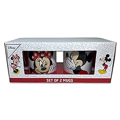 New Disney Mickey Mouse & Minnie Mouse Set of 2 Mugs for sale  Delivered anywhere in UK