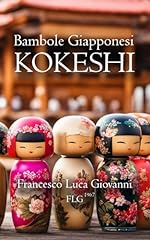 Bambole giapponesi kokeshi usato  Spedito ovunque in Italia 
