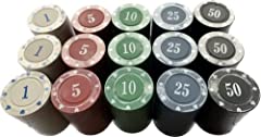 300 numbered poker for sale  Delivered anywhere in UK