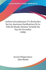 Archives gevaudanaises recherc d'occasion  Livré partout en France