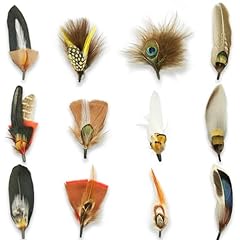 12pcs hat feathers for sale  Delivered anywhere in UK