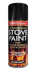 1 x High Temperature Black Matt Spray Paint 400ml ,, used for sale  Delivered anywhere in UK