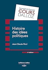 Histoire idées politiques d'occasion  Livré partout en France