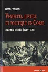 Vendetta justice politique d'occasion  Livré partout en France