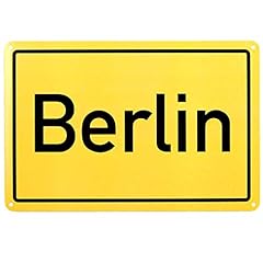 Blechschild rtsschild berlin gebraucht kaufen  Wird an jeden Ort in Deutschland