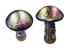 Iridescent glass mushroom for sale  Delivered anywhere in UK