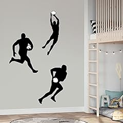 Rugby wall sticker for sale  Delivered anywhere in UK