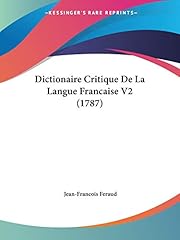 Dictionaire critique langue for sale  Delivered anywhere in UK