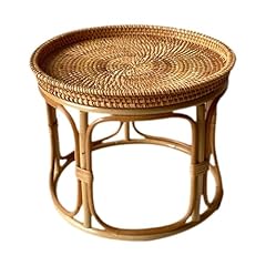 Tavolino rattan comodino usato  Spedito ovunque in Italia 