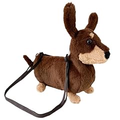 Plush dachsshund bag for sale  Delivered anywhere in UK