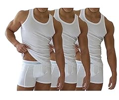 3pk mens sleeveless for sale  Delivered anywhere in UK