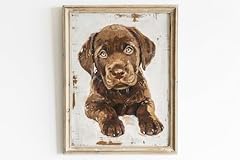 Brown lab art for sale  Delivered anywhere in USA 