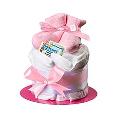Torta pannolini bambina usato  Spedito ovunque in Italia 