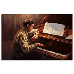 Mandy Jurgens Poster The Pianist Canvas Prints Adrien, used for sale  Delivered anywhere in Canada