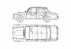 Photo blueprint datsun for sale  Delivered anywhere in UK