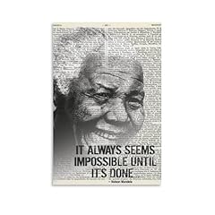 Nelson mandela saying for sale  Delivered anywhere in UK