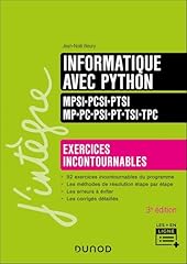 Informatique python exercices d'occasion  Livré partout en France