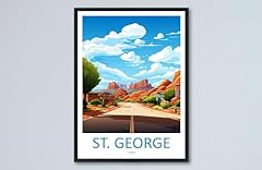 St.george travel print for sale  Delivered anywhere in USA 