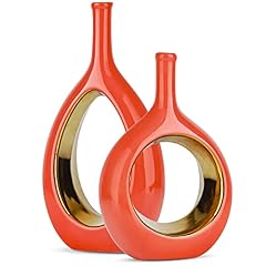 Orange gold vase for sale  Delivered anywhere in USA 