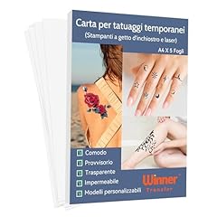 Winnertransfer a4x5 carta usato  Spedito ovunque in Italia 