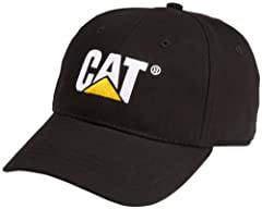 Caterpillar Men's Cat Trademark Cap, Black, One Size, used for sale  Delivered anywhere in USA 