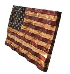 Wavy wooden flag for sale  Delivered anywhere in USA 