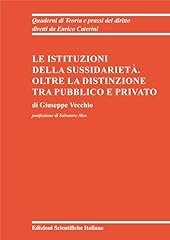 Istituzioni della sussidiariet usato  Spedito ovunque in Italia 
