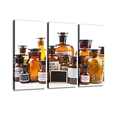 BELISIIS Vintage Pharmacy Bottles on White Background for sale  Delivered anywhere in Canada