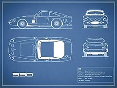 Ferrari 330 blue for sale  Delivered anywhere in USA 