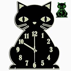 Cat wall clock for sale  Delivered anywhere in USA 