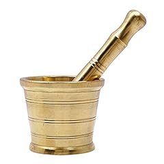 Traditional brass mortar for sale  Delivered anywhere in USA 