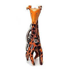 Giraffe leather keychain for sale  Delivered anywhere in USA 
