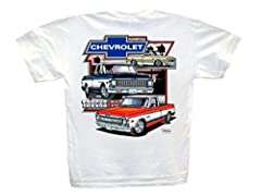 Chevy Trucks 1967-1972 White T-Shirt: XXL - 1968 1969 for sale  Delivered anywhere in USA 