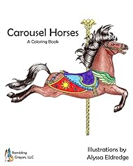 Carousel horses coloring for sale  Delivered anywhere in USA 