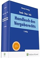 Handbuch vergaberechts fachanw gebraucht kaufen  Wird an jeden Ort in Deutschland
