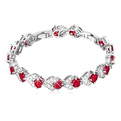 Red tennis bracelet for sale  Delivered anywhere in USA 