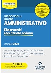 Dispensa diritto amministrativ usato  Spedito ovunque in Italia 