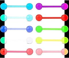 10pcs tongue rings for sale  Delivered anywhere in UK