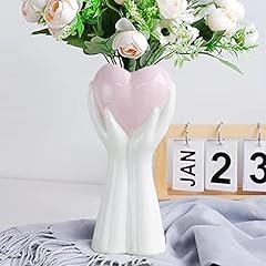 Hand vase heart for sale  Delivered anywhere in USA 