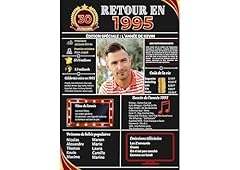 Affiche anniversaire rétro d'occasion  Livré partout en France