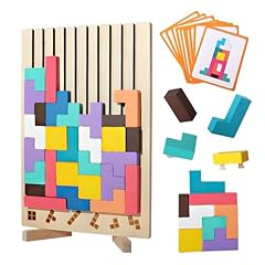 Holzpuzzle tetris lernspielzeu gebraucht kaufen  Wird an jeden Ort in Deutschland