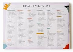 Travel packing list for sale  Delivered anywhere in USA 