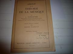 Abrégé théorie musique d'occasion  Livré partout en France